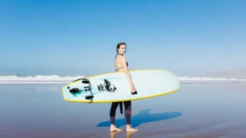 Surfing in taghazout morocco