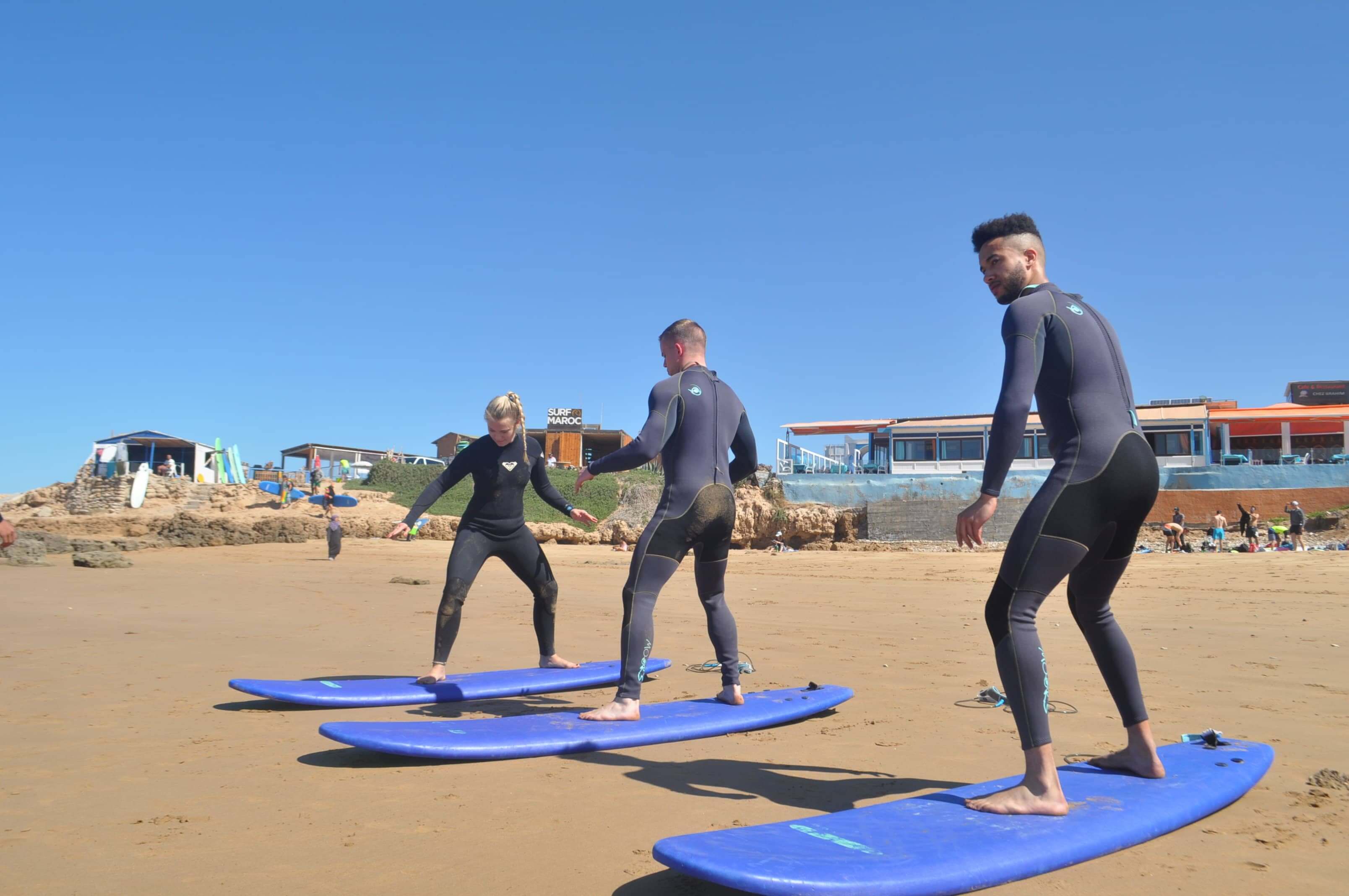 Preparación para el surf