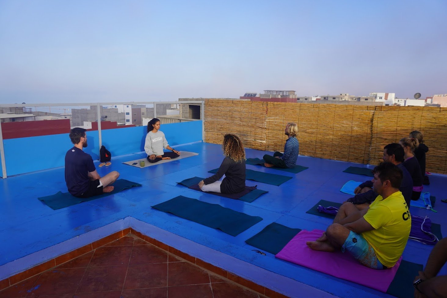 Yoga and surfing in Morocco